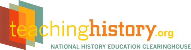 Teaching History.org logo and contact info