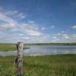 North Dakota Sky, Water, and Prairie