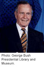 Former President George H.W. Bush Hospitalized With Bronchitis