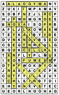 Wordsearch with answers