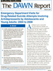 Emergency Department Visits for Drug-Related Suicide attempts Involving Antidepressants by Adolescents and Young Adults: 2004 to 2008