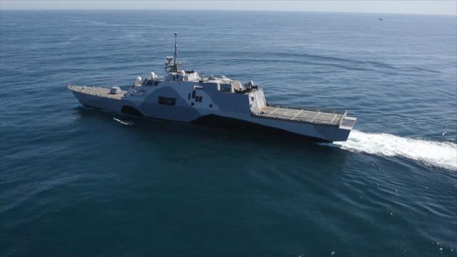 USS Freedom Departs on Maiden Voyage