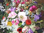 Adelheid Dietrich (1827-1891), 'Still Life of Flowers,' 1868, oil on wood, John Wilmerding Collection