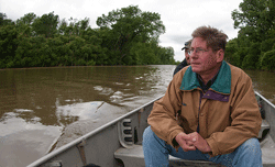 Flooding claims irrigation equipment on Mississippi County, Missouri, farm.
