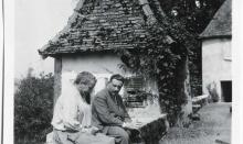 Stein in France with her longtime friend Bernard Faÿ