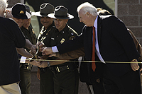 A ribbon cutting ceremony was held at the new Ajo Border Patrol Station.