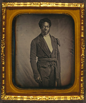 Chancy Brown, Sixth Plate Daguerreotype by Augustus Washington, between 1856 and 1860.