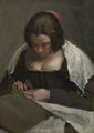 Image: THIS MONTH'S FEATURED WORK OF ART FROM THE COLLECTION: THE NEEDLEWOMAN BY DIEGO VELAZQUEZ 