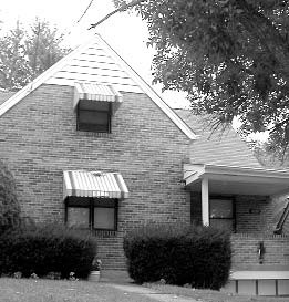Photograph of a house.