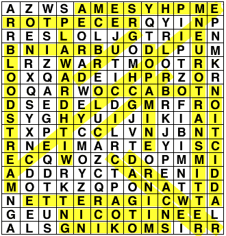 Word Find with answers