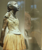 Image: (detail) Edgar Degas, Little Dancer Aged Fourteen - wax statuette, 1879-1881