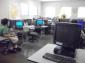 Visitors use new workstations at one of Technology for All’s upgraded centers