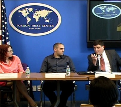 Date: 04/04/2012 Location: New York, NY Description: Panel discussion with experts on ''Technology Trends of 2012 and Beyond'' at the New York Foreign Press Center.'' - State Dept Image