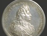 The bust of Louis XIV, date unknown. Medals from Louis XIV's 'Histoire métallique' (History in Medals), Department of Coins, Medals and Antiquities, série royale.