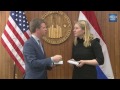 Secretary Donovan and Melanie Schultz van Haegen sign disaster planning Memorandum of Understanding