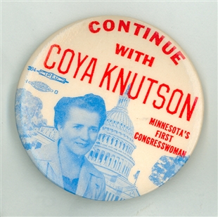 Coya Knutson Campaign Button