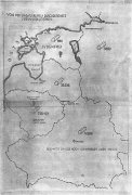 نقشہ جس کا عنوان ہے "آئن سیٹزگروپن اے کی طرف سے کی گئی یہودیوں کی ہلاکتیں"