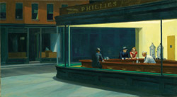 Image: Edward Hopper, Nighthawks, 1942, Friends of American Art Collection, 1942.51,  The Art Institute of Chicago Photography © The Art Institute of Chicago