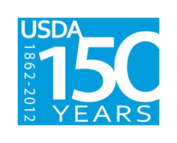 USDA 150 Year Logo, Celebrating 150 Years of Service