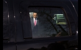 President Obama Arrives at Walter Reed National Military Center
