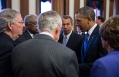 President Obama Talks with Congressional Leaders