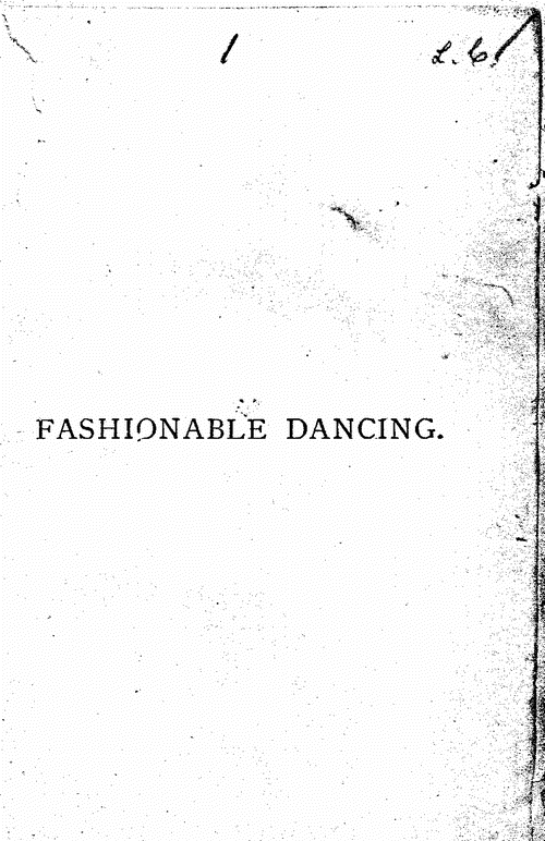 , Roberts' manual of fashionable dancing and vade me