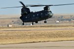 CH-47 Chinook landing
