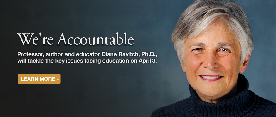Diane Ravitch, Ph.D. speaks at Adelphi University