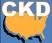 U.S. map with CKD logo