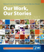 Cover of report titled 'Our Work, Our Stories.'