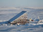Photo of an NSF-funded ISR radar in Resolute Bay, Nunavut, Canada.