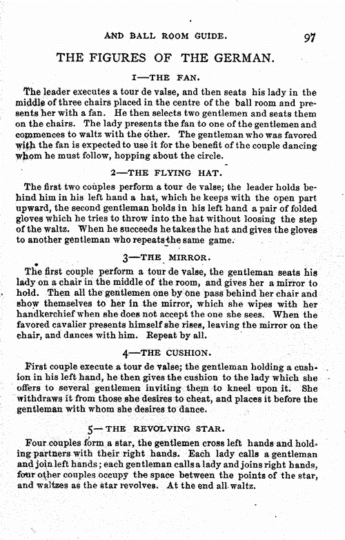 Page 97 of 125, Prof. M. J. Koncen's quadrille call book and ball 