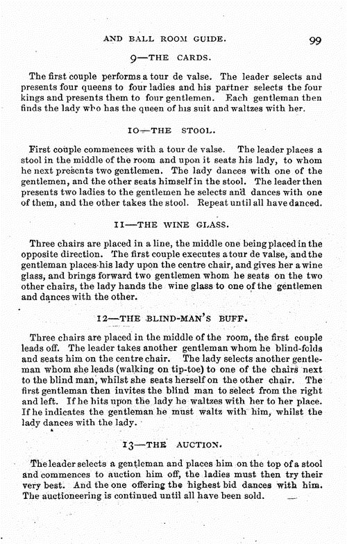 Page 99 of 125, Prof. M. J. Koncen's quadrille call book and ball 