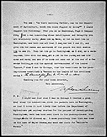 Letter from Upton Sinclair to President Theodore Roosevelt, March 10, 1906