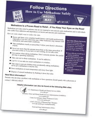 brochure from methadone initiative - click to view publication