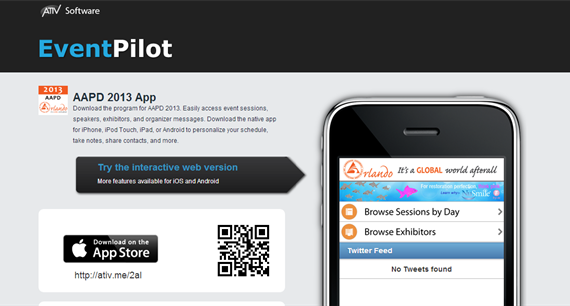 2013 AAPD Annual Session App Now Available