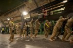 Soldiers from 101st Combat Aviation Brigade, Task Force Destiny maintain the balance...