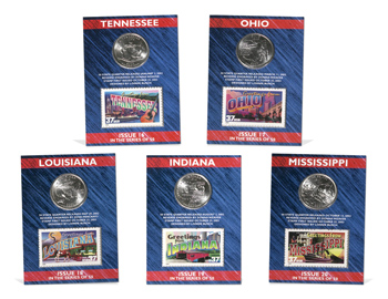 2002 50 State Quarters&reg; Greetings from America Card Set