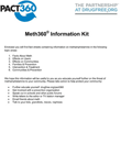 Meth Fact Sheet Information Packet 2011