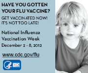 Have you gotten your flu vaccine? It's not too late! It's National Influenza Vaccination Week.