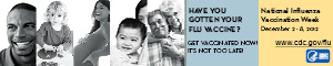 Have you gotten your flu vaccine? It's not too late! It's National Influenza Vaccination Week.