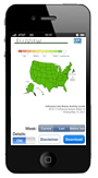 FluView Influenza-Like Illness Activity Mobile Application