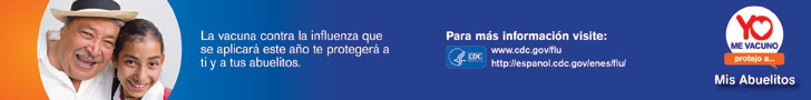 La vacuna contra la influenza que se aplicara este ano te protegera a ti y a tus abuelitos.