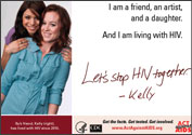Let's stop HIV together - Kelly