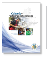 2013-2014 Baldrige Criteria Cover