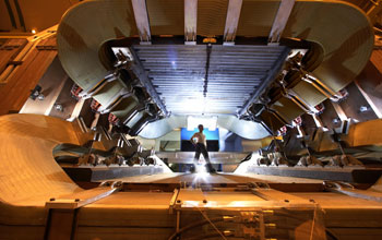 Image of the LHCb magnet.