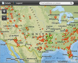 Firewise interactive map image