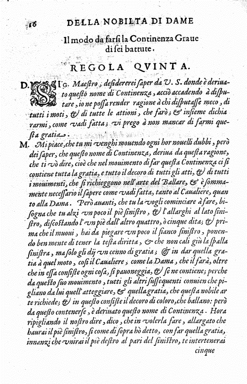 Page 16 of 370, Nobiltà di dame del sr. Fabritio Caroso da 