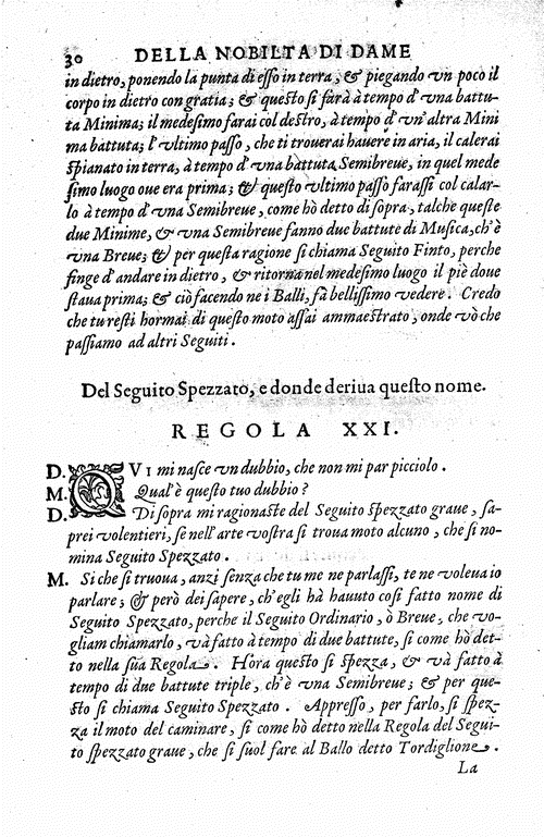 Page 30 of 370, Nobiltà di dame del sr. Fabritio Caroso da 