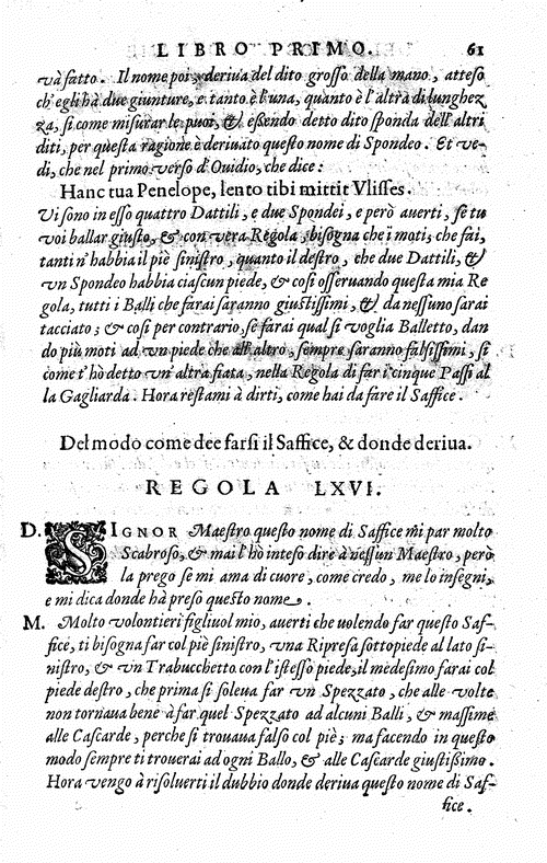 Page 61 of 370, Nobiltà di dame del sr. Fabritio Caroso da 